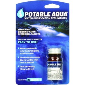Survival Water Treatment Tablets